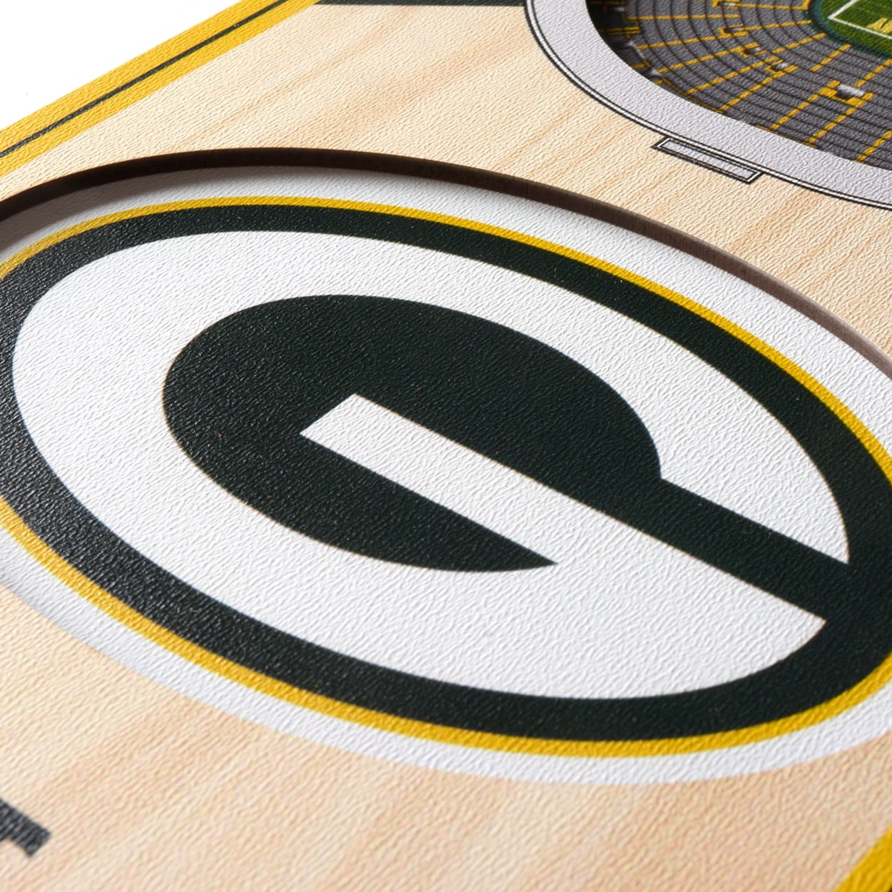 Green Bay Packers 6'' x 19'' 3D StadiumView Banner