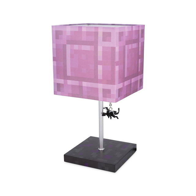 Lámpara de escritorio Minecraft Nether Portal con Ender Dragon Pull