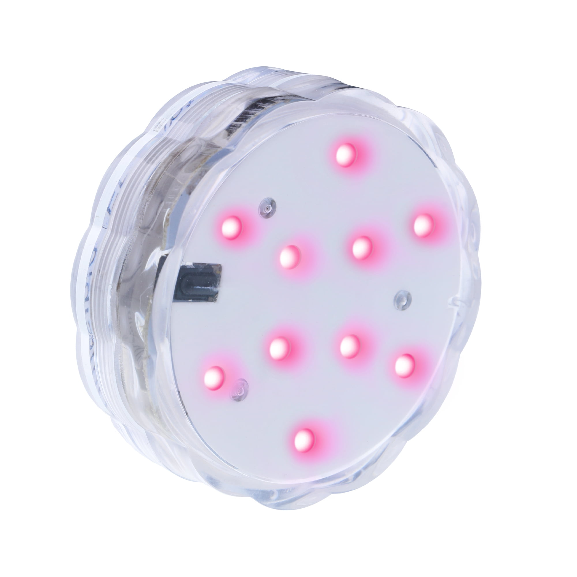 Waterproof LED Puck Light Remote Controlled Coaster Multi-color Cub Light  Used for Swimming Pool Lighting and Center Pieces