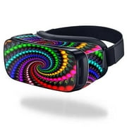 MightySkins Skin Compatible With Samsung Gear VR (Original) cover wrap sticker skins Trippy Spiral