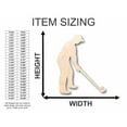 thumbnail image 2 of Unfinished Wood Golfer Shape - Sporting - Craft - up to 46" DIY 8" / 1/4", 2 of 3