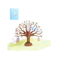 thumbnail image 3 of 3D Easter Egg Tree Rabbit Greeting Card Set Handwriting Blessing Card Supplies for Wedding Birthday Children Kid Boy, 3 of 11