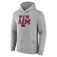 thumbnail image 2 of Men's Fanatics  Gray Texas A&M Aggies Primary Logo Pullover Hoodie, 2 of 3