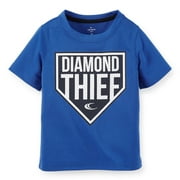 Carters Baby Boys Diamond Thief Athletic Blue Tee