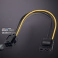 thumbnail image 5 of 20 Pcs Molex to PCI-E Power Adapter IDE 4Pin 4 Pin Female to 6 Pin Female 6Pin Graphics Video Card Converter Cable, 5 of 5