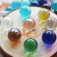 thumbnail image 3 of ZOUBAOQ 50pcs 16MM Blue Color Glass Balls Wholesale Nostalgic Store Game Loose Glass Glass Binary Balls, 3 of 8