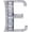 1PCS-E, variant on Letter brooches, initial rhinestone brooches, women's handicrafts, silver-plated metal A-Z 26 letter rhinestone crystal lapel pin brooches