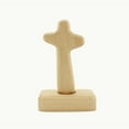thumbnail image 3 of Decodeary Cross Decor Handcrafted Wooden Cross Ornament For Faith-Based Home Accents Gift Type1, 3 of 6