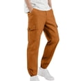 thumbnail image 5 of Crunowin Big Boys And Girls Cargo Pants, Utility Elastic Waist Multi Pockets Casual Sport Pants Size 12, 5 of 10