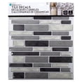 thumbnail image 5 of Truu Design Plastic Peel/Stick Backsplash Wall Tile Set Multi-Color (Set of 6), 5 of 5