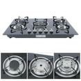 thumbnail image 6 of Fichiouy 30.3" Gas Cooktop 5 Burners Built-in Stove LPG/NG Gas Top Stove Tempered Glass for Kitchen, 6 of 10