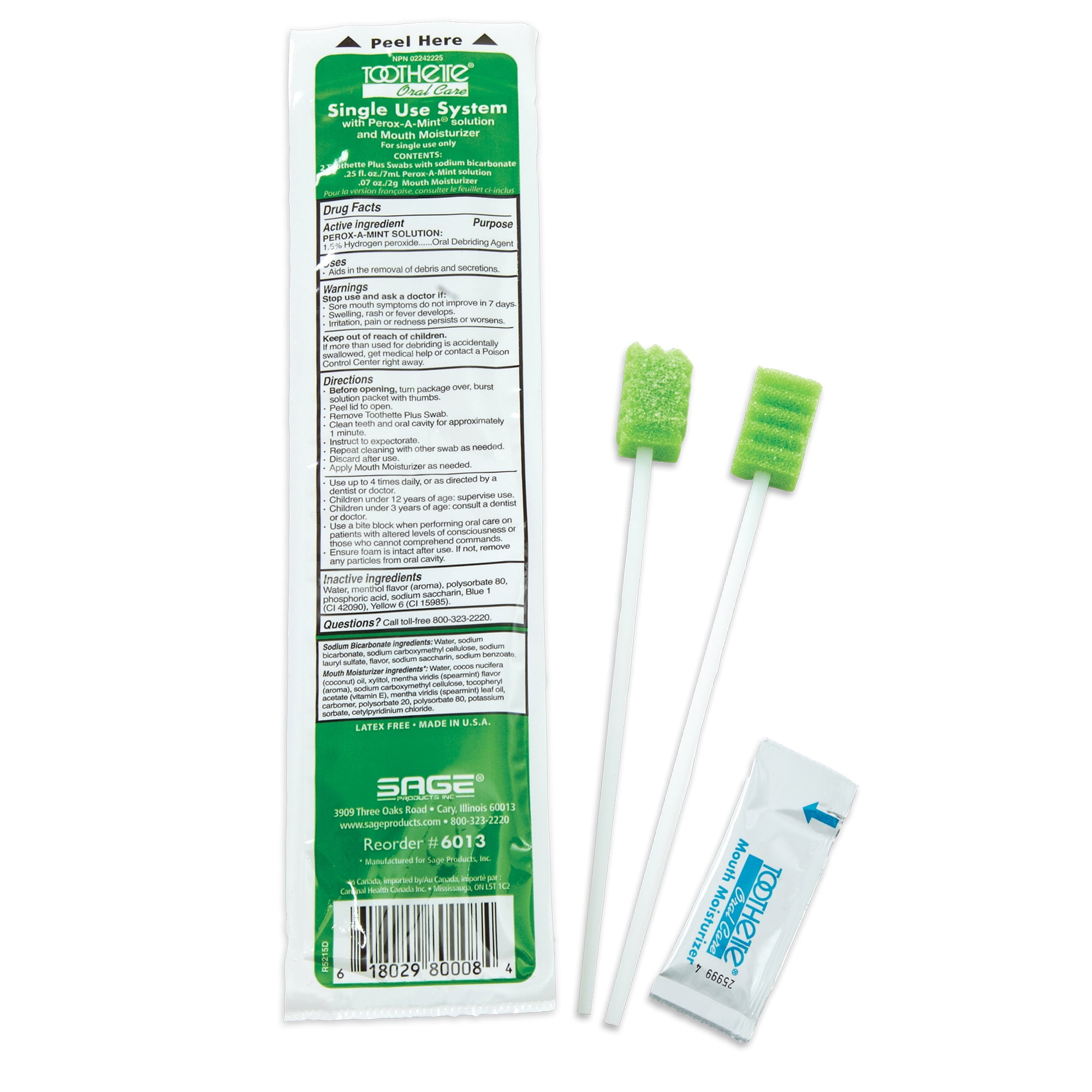Toothette Oral Swab Kit 100 Ct