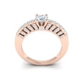 thumbnail image 3 of Not Enhanced 1.5ctw Round Cut Diamond Prong Women's Bridal Engagement Ring Wedding Solid 18K Gold H SI2, 3 of 3