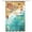 Blue, variant on Beach Shower Curtain, Sea Turtle Shower Curtain Set with Hooks, Coastal Ocean Nautical Rustic Vintage Fabric Bathroom Curtains, 72X72 Inches