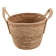 thumbnail image 6 of HONMEET Large Round Wicker Basket Brown Rattan Planter for Home Organization and Storage, Decorative Container, 6 of 8