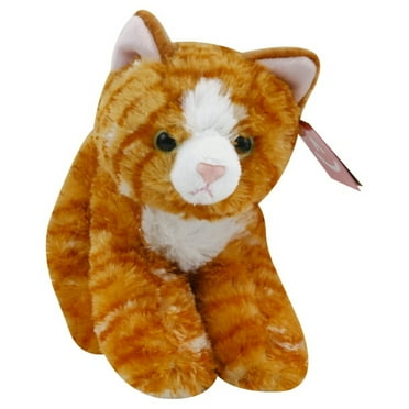Ty Beanie Baby Cleo The Orange Tabby Cat 6 Inch Walmart Com