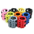 thumbnail image 2 of Blue 2pcs 50mm Barbell Collar Locking Bar Gym Fitness Buckle, 2 of 5