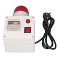 thumbnail image 1 of Alarma De Temporizador De Ciclo Industrial, Alarma De Sincronización Inteligente Carcasa De ABS Enchufe De La UE 220 V Buen Sellado 6 Dígitos Para Procesamiento De Alimentos, 1 of 7