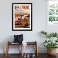 thumbnail image 3 of Art.com Lake Mead - National Recreation Area - Bighorn Sheep Art Print by Lantern Press, Black Frame Wall Art, 32" x 44", 3 of 5