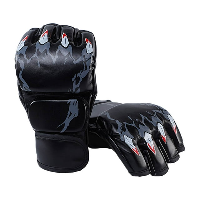 Guantes de lucha, guantes de lucha, guantes de fitness de tigre negro, guantes de artes marciales, estética elegante