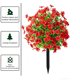thumbnail image 3 of YiJuHui Artificial Flower Stakes Outdoor Decor, Realistic Faux Floral Garden Stakes, UV Resistant Waterproof, Easy Install for Yard Patio Lawn Landscaping, 3 of 5