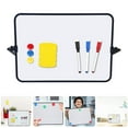 thumbnail image 2 of KAKOWELY 1 Set White Board Dry Erase White Board Erasable Writing Whiteboard for Home Office,11.81"X8.27"X0.39", 2 of 5