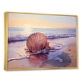 thumbnail image 2 of Designart "Coastal Treasures Sunset Seashell Collection III" Coastal Framed Wall Art - Coastal Blue Coastal Beach Living Room Framed Canvas Art, 2 of 6