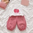 thumbnail image 2 of masbird Boys Girls Pajamas Cotton Truck Pjs Toddler 2 Piece Sleepwear Kids Winter Clothes Set 6-12 Months 12-24 Months 2t 3t 4t 5t 6t 7t 8t 9t(Red,18-24 M), 2 of 6