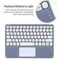 thumbnail image 5 of Compatible Touchpad Bluetooth Keyboard PU Case Round Button Touchpad High quality Gift, 5 of 5