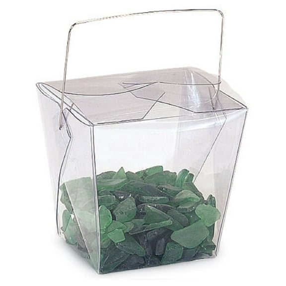 Large Clear Take Out Favor Boxes - 4 x 3.5 x 4in. - 12/Pack - 1 Pack (1152212)
