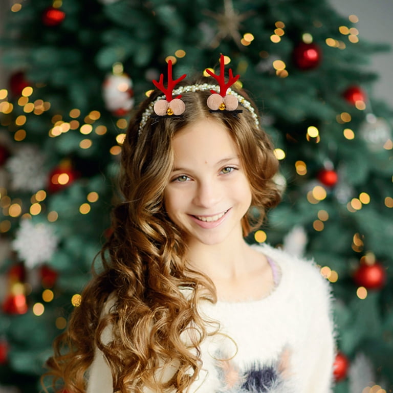 Christmas Festive Hair Clips (set of 40) | Holiday Accessories for Girls/Women Amazon.com : 6 Pcs Christmas Hair Clips Xmas Hair  main image 3