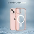 thumbnail image 5 of JETech Magnetic Case for iPhone 13 Mini 5.4-Inch Compatible with MagSafe Wireless Charging, Shockproof Phone Bumper Cover, Anti-Scratch Clear Back (Rose Gold), 5 of 7