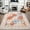 Beige, variant on Jamfeel Boho Rugs for Living Room Floral Printed Area Rugs Soft Low Pile Carpet for Bedroom Kitchen Beige 5'x8'