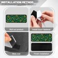 thumbnail image 4 of Yuyamidu Green Leaf RV Step Covers 4 Pack RV Stair Covers Green Shoes RV Step Carpet Rug St. Patrick's Day Camper Step Covers for Mobile Home, Camper Accessories, 4 of 7