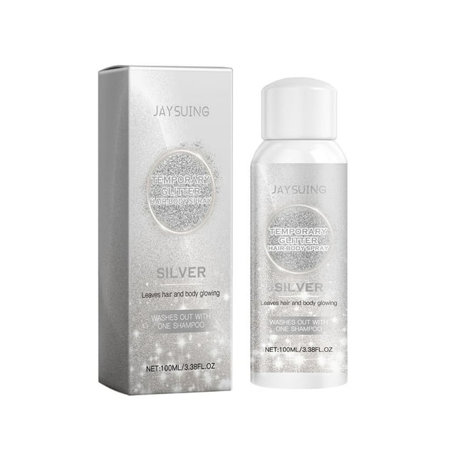 NARABB Colorful Glitter Powder Spray Body And Sweat Proof Face Gloss Brightening Glitter Powder Spray Powder 100ml