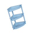 thumbnail image 3 of kurtrusly Bathroom Storage Rack Free Standing 3 Layer for Office Kitchen blue small, 3 of 8