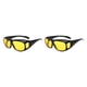 thumbnail image 4 of Naiovety Las gafas de visión nocturna ABS conducen de forma segura incluso en condiciones de poca luz. Amarillo 2Conjunto, 4 of 6