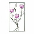 thumbnail image 1 of Gallery Of Light 10018917 Flower Three Candle Wall Sconce, Magenta, 1 of 2
