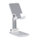thumbnail image 1 of Soporte telescópico plegable para teléfono móvil, soporte antideslizante para teléfono celular ajustable en ángulo de altura, color blanco Vogacara EL4763-02B, 1 of 2