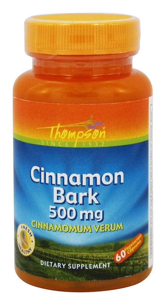 Thompson Cinnamon Bark 500 mg. 60 Vegetarian Capsules