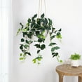 thumbnail image 2 of Northlight 34.75" Pothos Plant Artificial Spring Bush - Green, 2 of 5