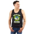 thumbnail image 3 of Luck of the Irish Clover Tootsie Owl Tank Top T Shirts Men Women Brisco Brands S, 3 of 5