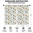 thumbnail image 2 of Blackout Kids Curtains,Cartoon Construction Vehicles Workers White Pattern Childrens Insulated Curtains Set Of 2,Bedroom Essentials,Toddler Room Decor 52"x84", 2 of 5
