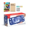 Nintendo Switch Lite Blue with Arms and Mytrix Accessories NS Game Disc Bundle Best Holiday Gift