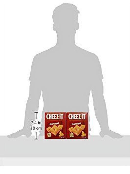 (12 pack) Cheez-It Original Cheese Crackers, Baked Snack Crackers, 7 oz