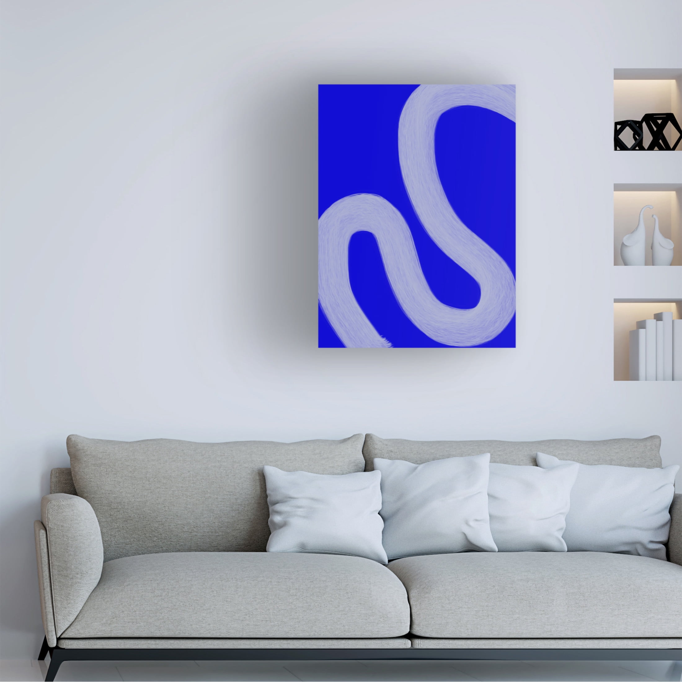 Trademark Fine Art Yopie Studio  Cobalt IV Canvas Wall Art