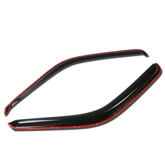 DNA Motoring WVS-032 For 1994 to 2002 Dodge Ram Regular Cab In -Channel Window Vent Visor Deflector Rain Guard (Dark Smoke) 95 96 97 98 99 00 01