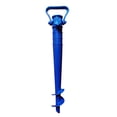 thumbnail image 1 of Blue 2 Pcs Umbrella Stands Umbrella Stand for Beach Sand or Earth Umbrella Stands, Propeller Beach Umbrella Stands Screw in Sand, Umbrella Stand for Garden, 1 of 4