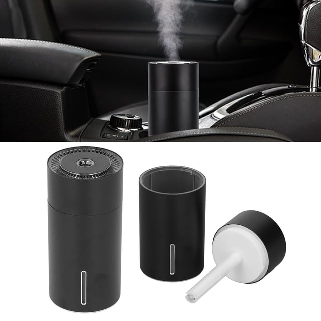 260ML Mini Portable Cool Mist Humidifier, USB Humidifier 3 Gear Adjustable Low Noise Automatic Car Fragrance Diffuser