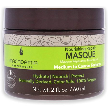 Macadamia Professional Hair Care Sulfate & Paraben Free Natural Organic Cruelty-Free Vegan Hair Products Nourishing Repair Masque -Replenishes Moisture, Strengthens and Improves Elasticity,2 fl Oz